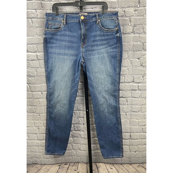 Kut from the Kloth Denim - Kut From The Kloth Diana Fab Ab Skinny High Rise Jeans Size 16 Blue